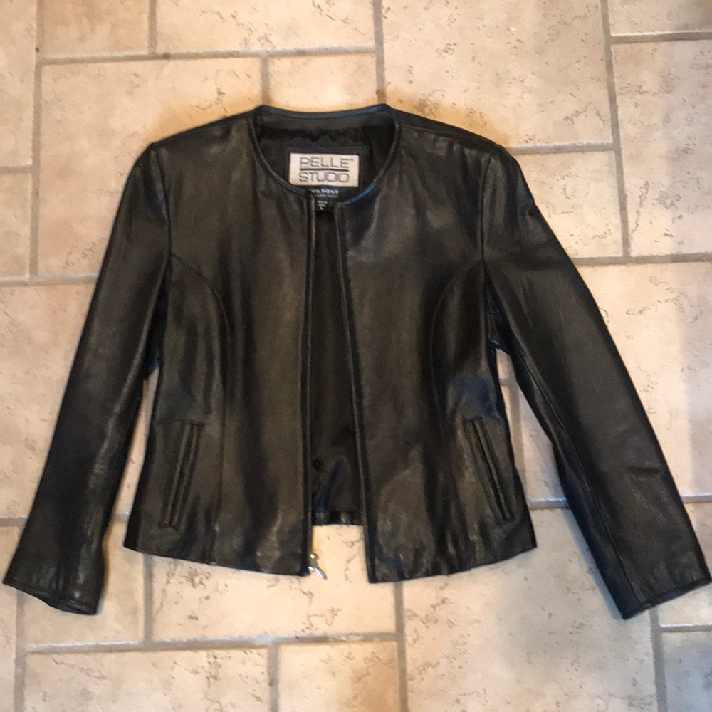 Leather jacket size M